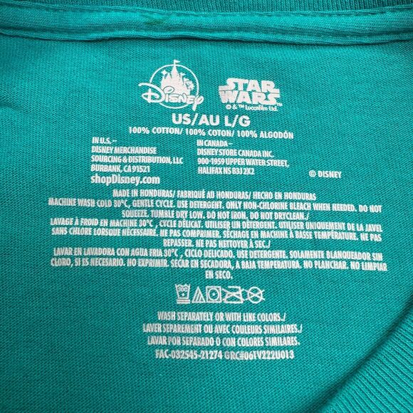 Disney Star Wars Things That Tried To Eat Luke Sky Walker T-Shirt Large Crew Tee - Picture 6 of 11